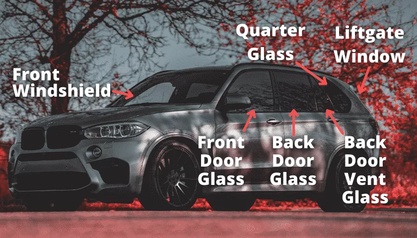 BMW X5 Glass Parts