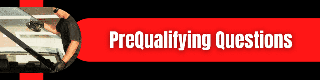 Prequalifying Questions Banner